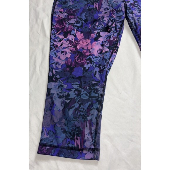 Danskin Now Pants Colorful Yoga Leggings Quick Dry Capri Floral Athletic Gym G - Picture 4 of 11